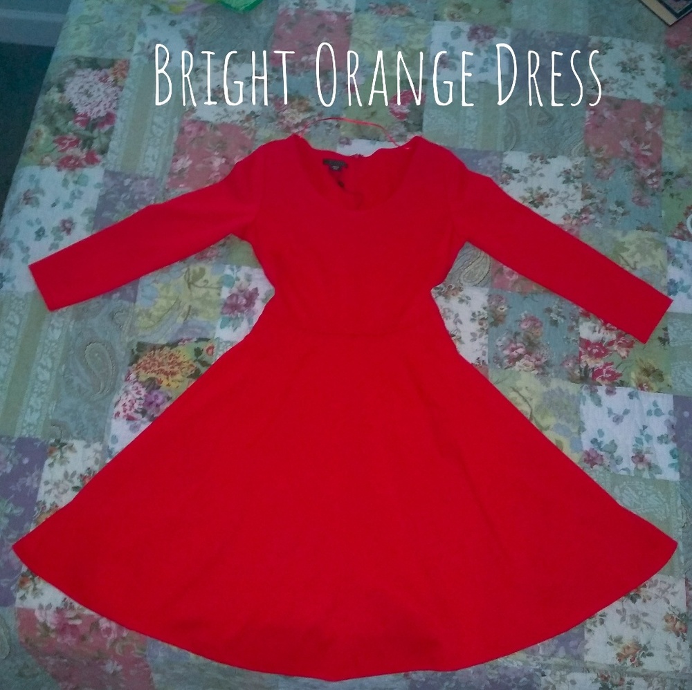 Bright Knee-Length Dress